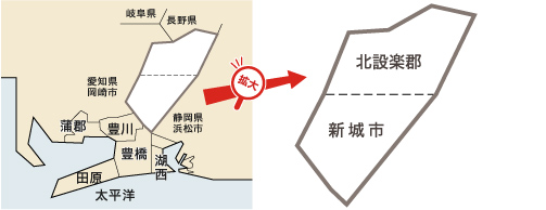 新城版折込エリア地図